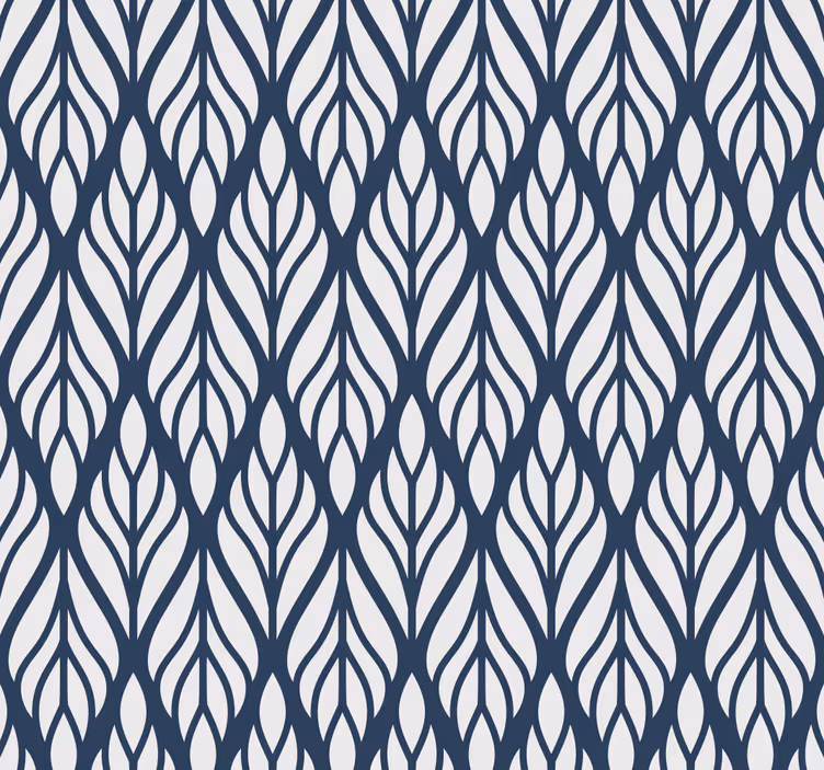 Dining room roller blinds in glamour grey blue pattern - TenStickers