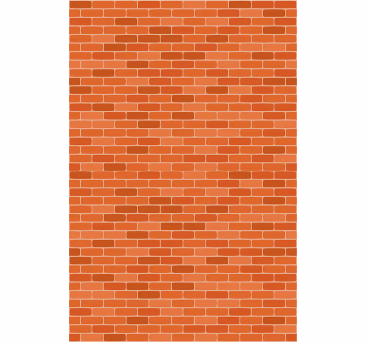 Dining room roller blinds with brick pattern texture - TenStickers