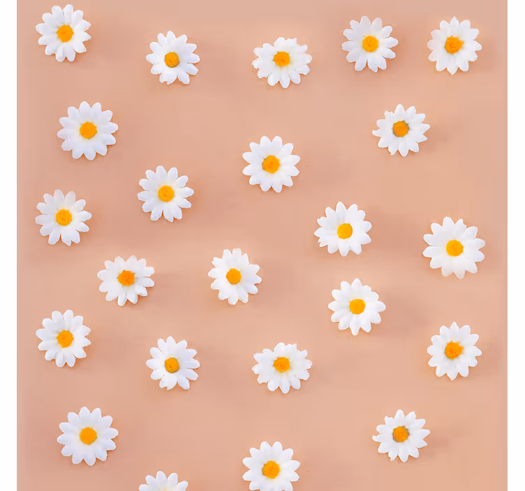 Dining room roller blinds modern daisy design - TenStickers