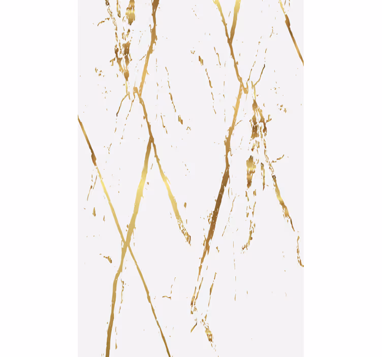 Dining room roller blinds gold marble stripes - TenStickers