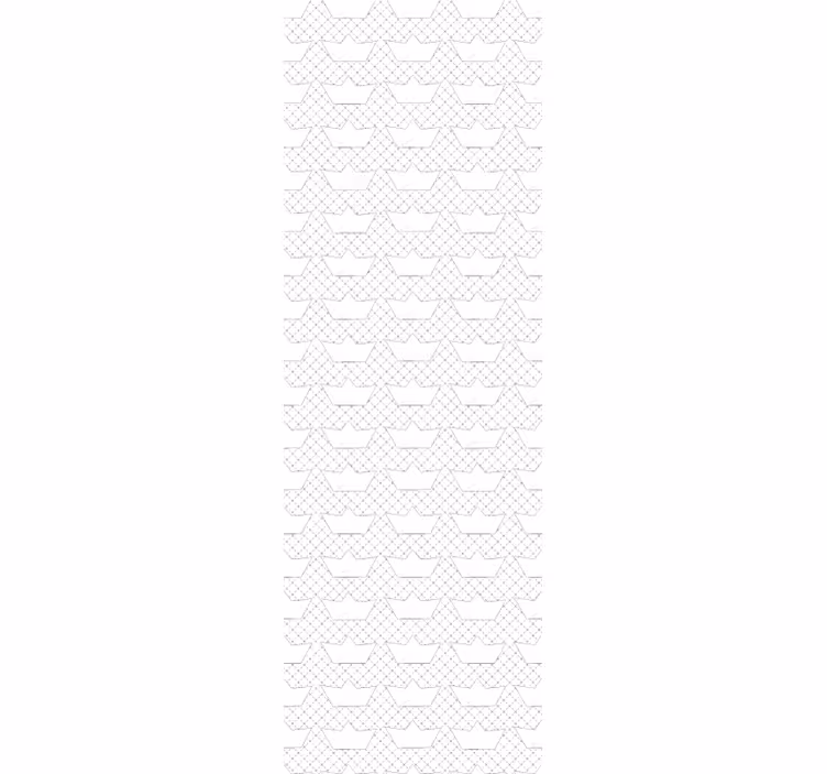 Kids roller blind with paper boat pattern - TenStickers