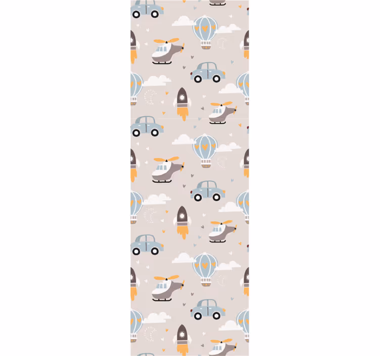 Kids roller blind fun travel adventure - TenStickers