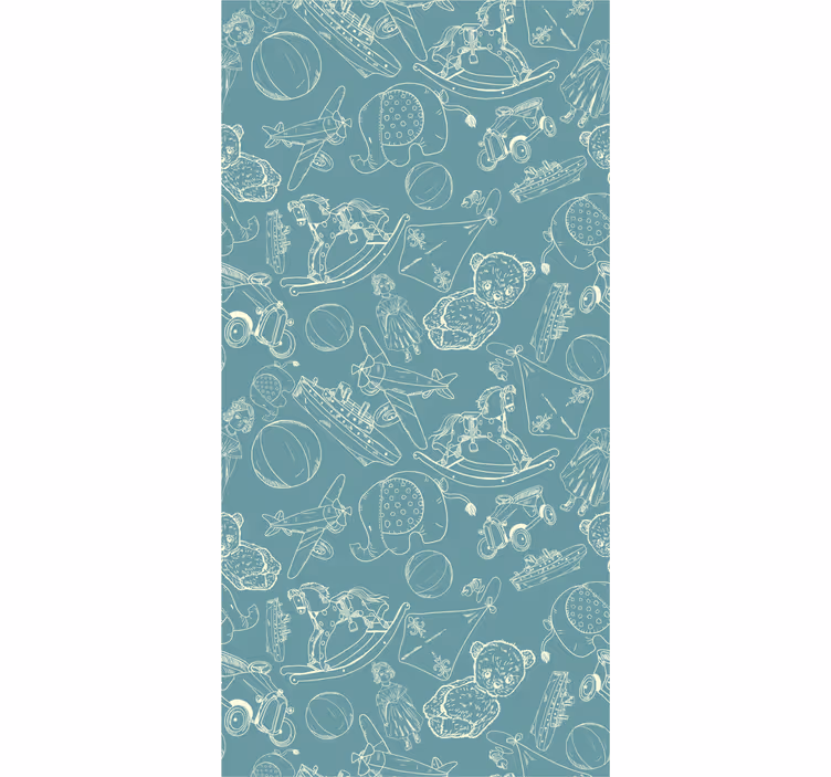 Kids roller blind with whimsical childhood designs - TenStickers