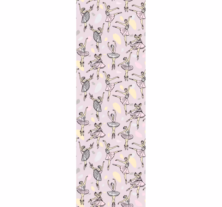 Kids roller blind ballerina ballet - TenStickers