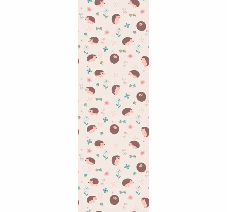 Kids roller blind cute hedgehog collection - TenStickers
