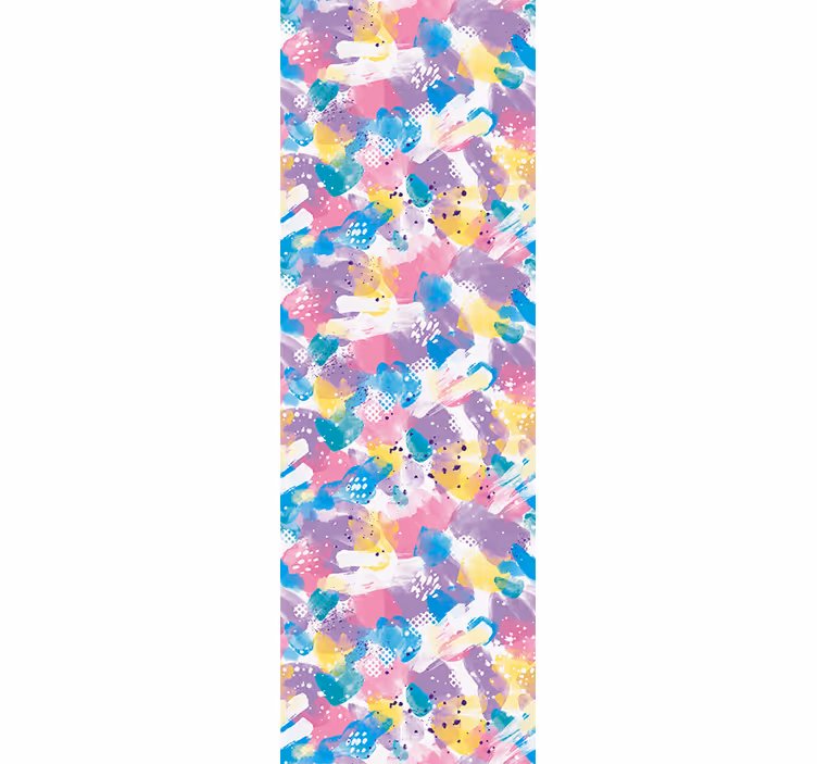 Kids roller blind in soft pastel colors - TenStickers