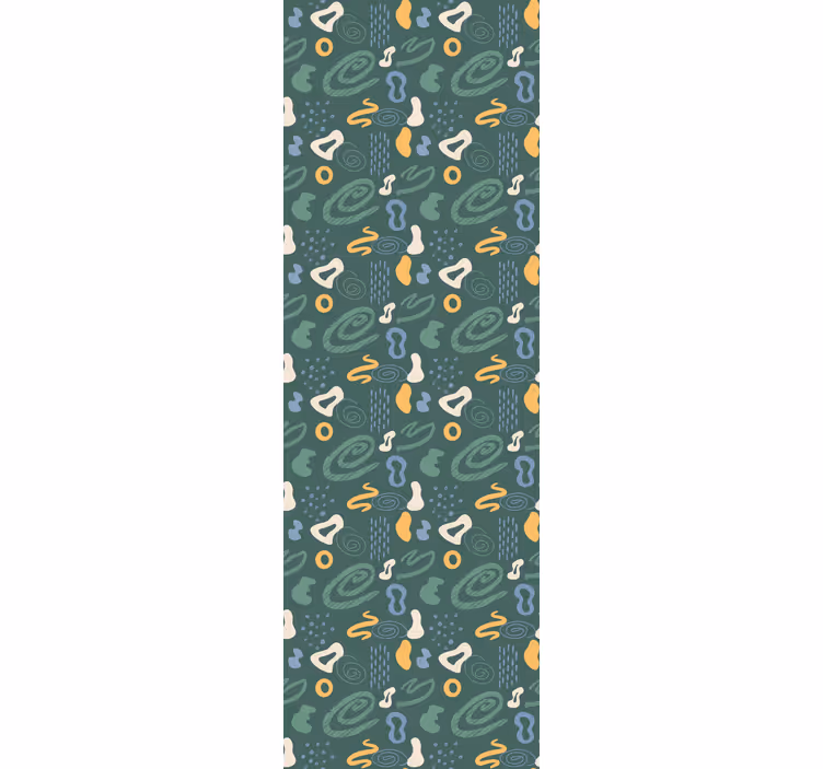 Kids roller blind with abstract minimalist designs - TenStickers
