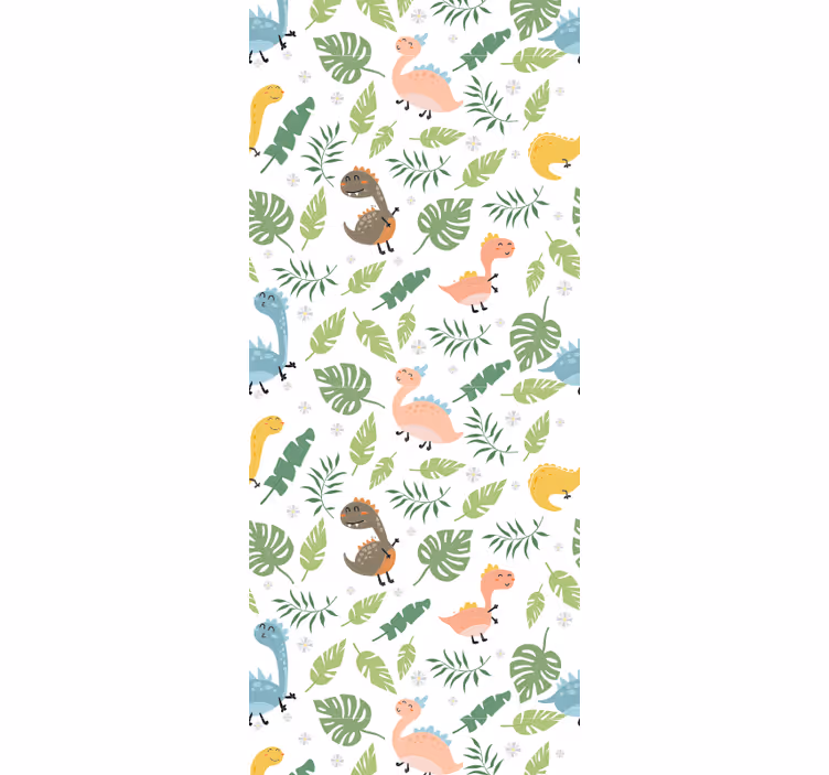 Kids roller blind pastel forest colors - TenStickers