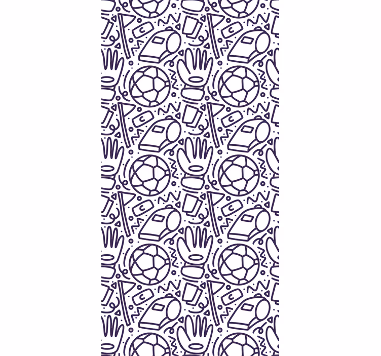 Kids roller blind sport doodle design - TenStickers