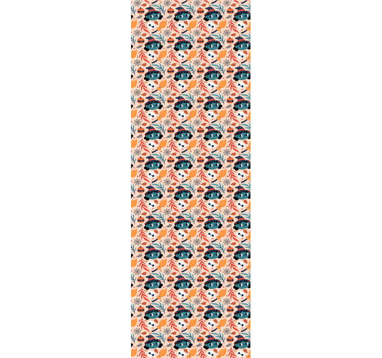 Kids roller blind halloween witch magic cute pattern - TenStickers