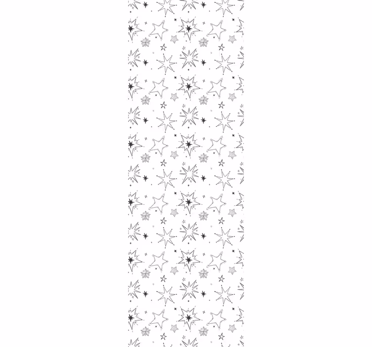 Kids roller blind stars silhouetted pattern - TenStickers