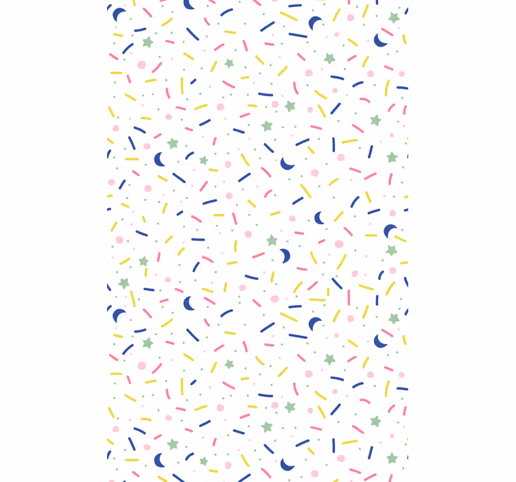 Kids roller blind colorful sprinkles pattern - TenStickers