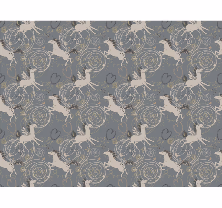 Kids roller blind jumping unicorns - TenStickers