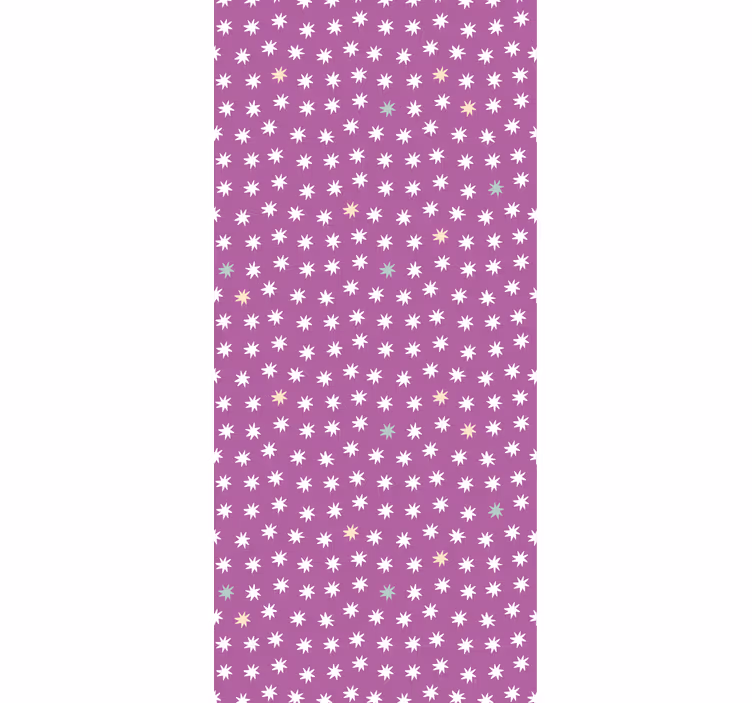 Kids roller blind white stars design - TenStickers