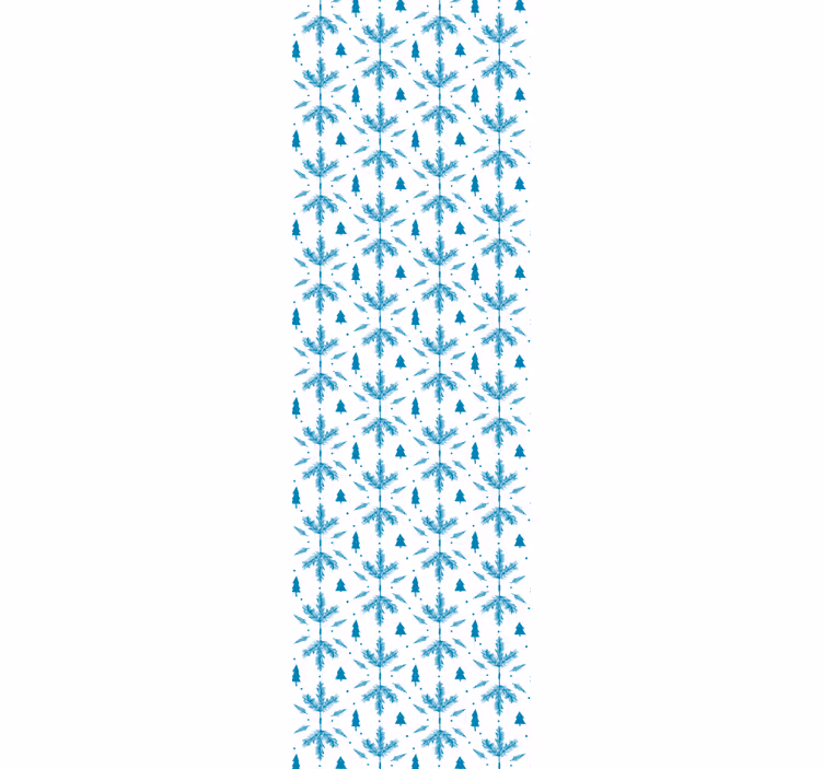 Kids roller blind nordic style seasonal blue - TenStickers
