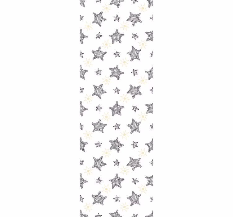 Kids roller blind graffiti stars - TenStickers