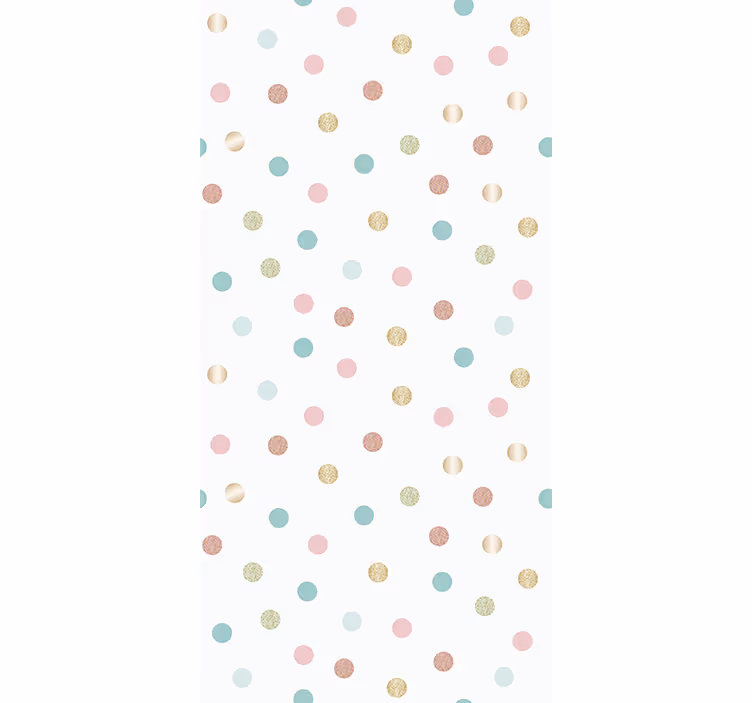 Kids roller blind glitter confetti dot pattern - TenStickers