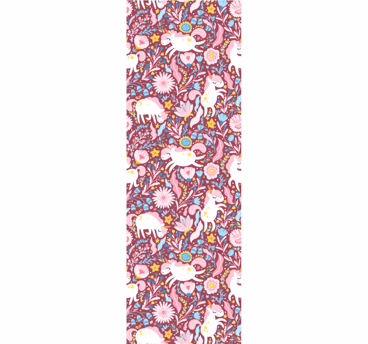 Kids roller blind with beautiful unicorn pattern - TenStickers