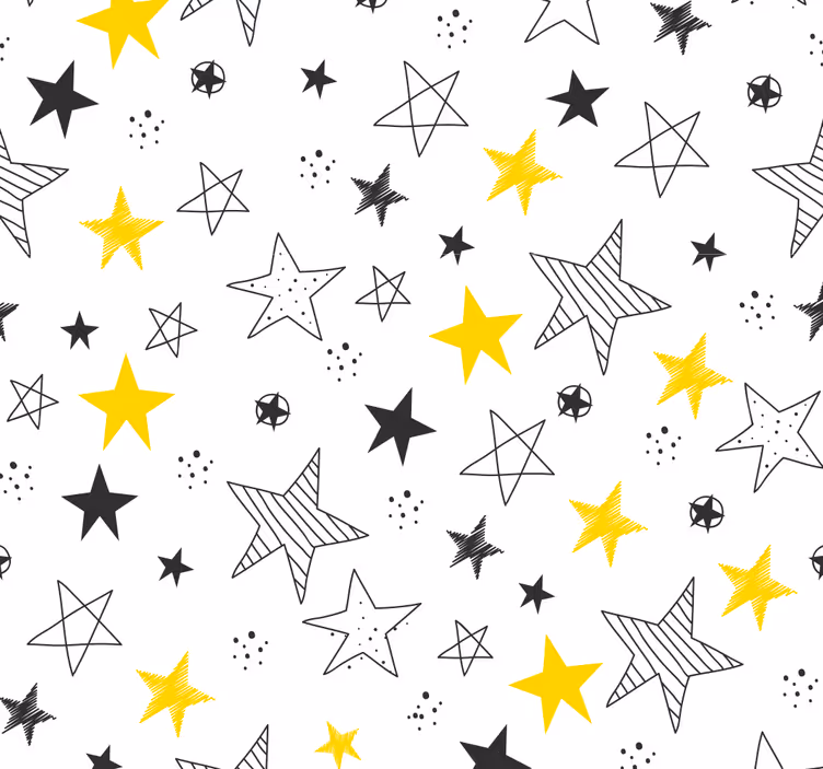 Kids roller blind rock and roll stars - TenStickers