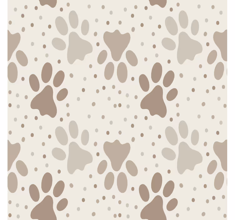 Kids roller blind dog's paw design - TenStickers