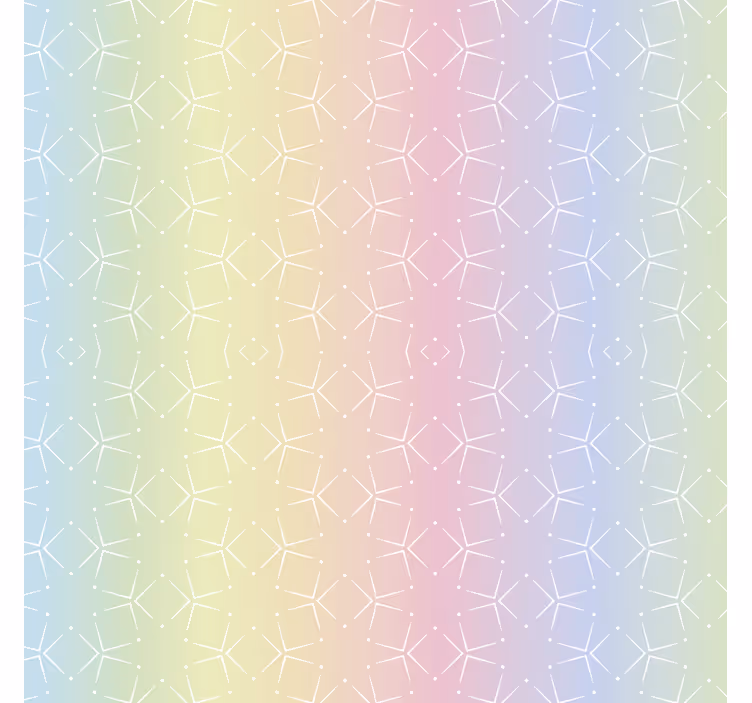 Kids roller blind with glitter rainbow pastel sky - TenStickers