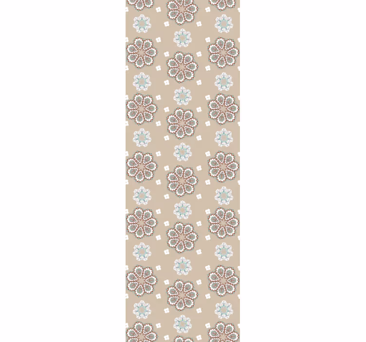 Office window roller blind with elegant granny chic pattern - TenStickers