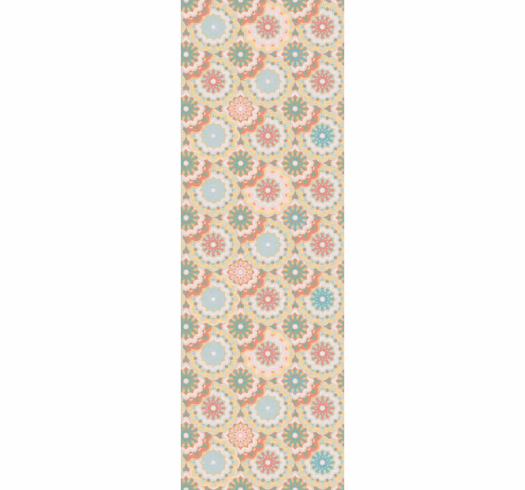 Office window roller blind fabric "granny chic" - TenStickers