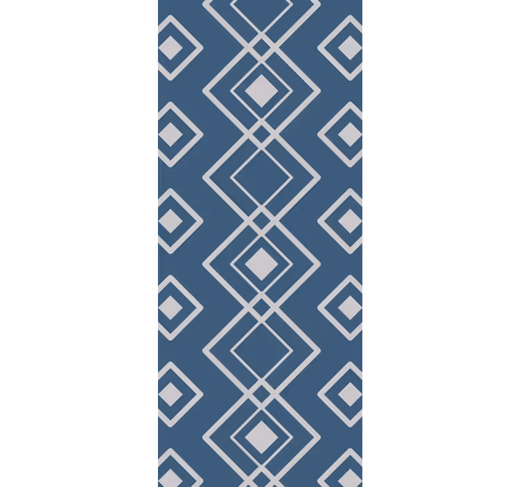 Office window roller blind superfresco easy navy geometric - TenStickers