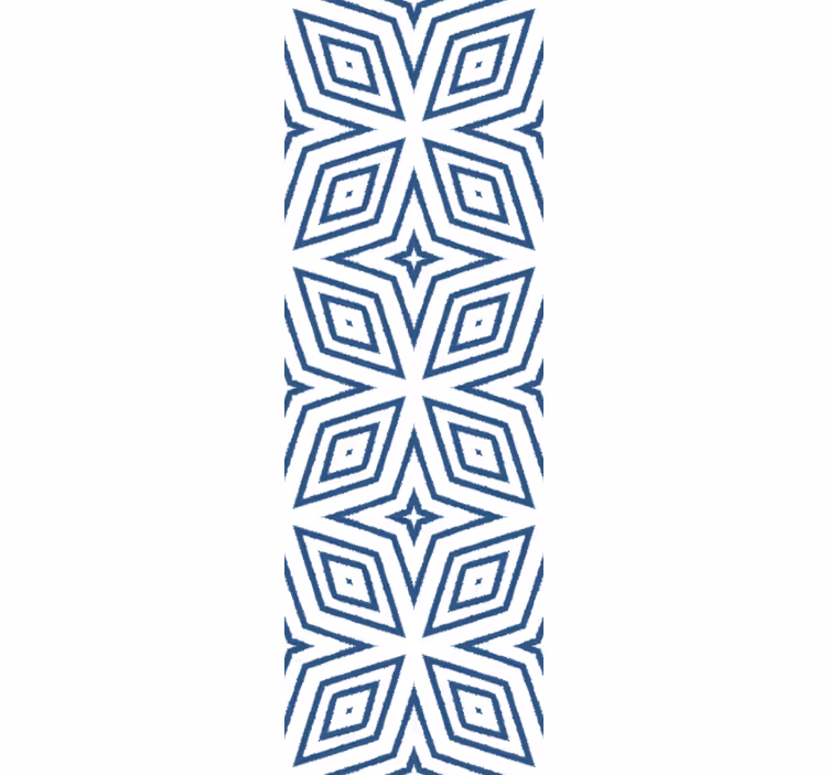 Office window roller blind handcrafted jute diamonds - TenStickers