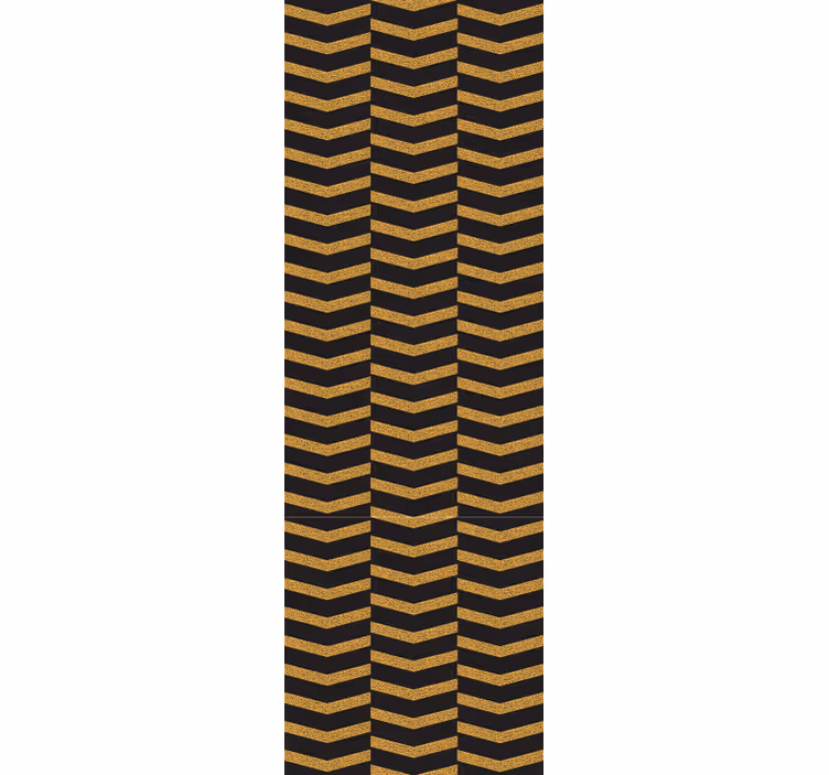 Office window roller blind marble gold lines - TenStickers