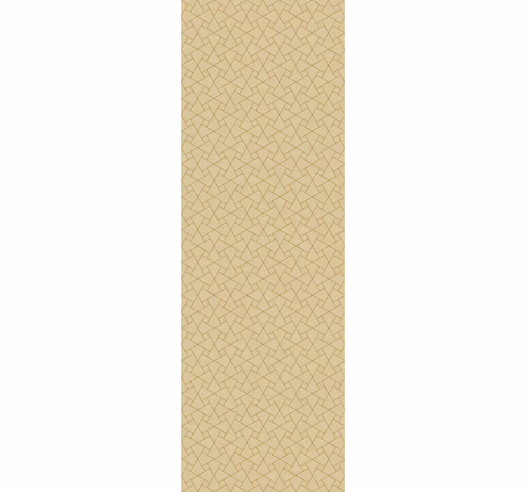Office window roller blind in graphic grey and beige - TenStickers