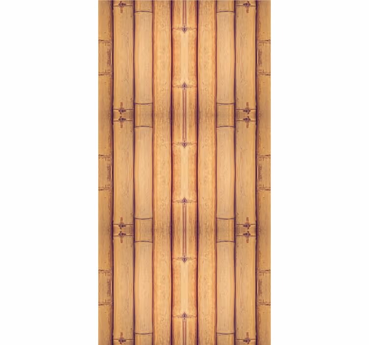 Office window roller blind with bamboo wood effect - TenStickers