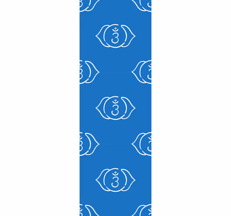 Office window roller blind third eye chakra symbol - TenStickers