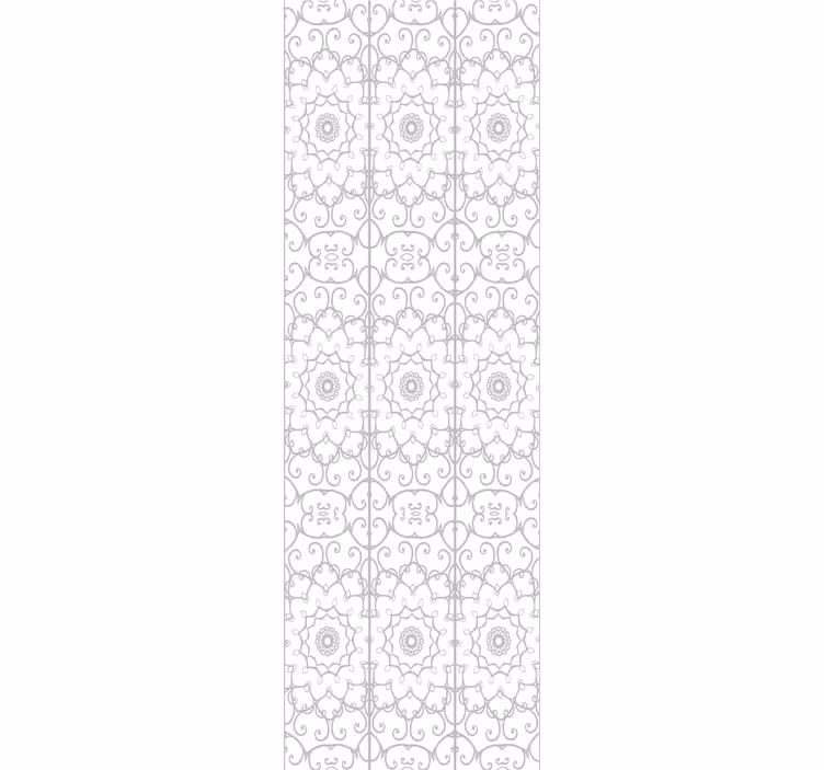 Office window roller blind with floral design - TenStickers