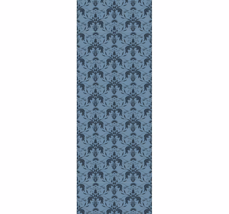 Office window roller blind with floral patterns - TenStickers