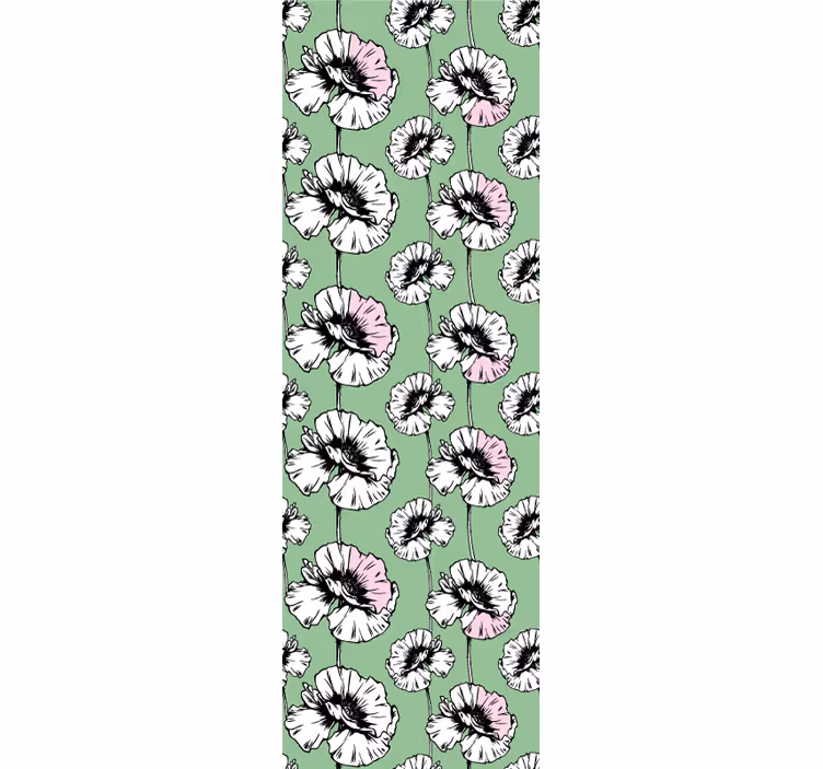Teenage roller blind with wild daisy flower design - TenStickers