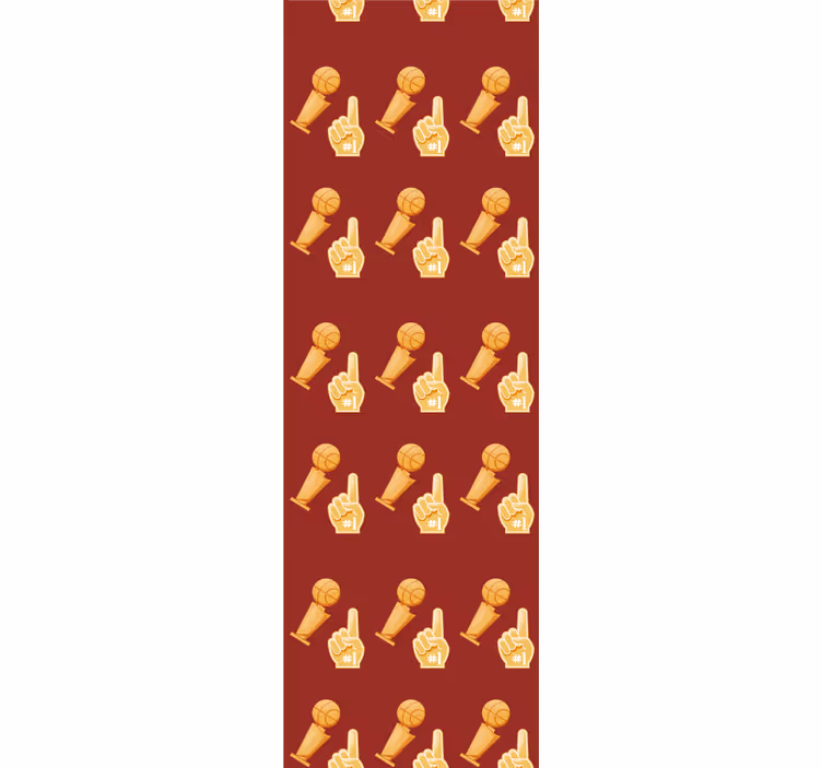Teenage roller blind with basketball game pattern - TenStickers