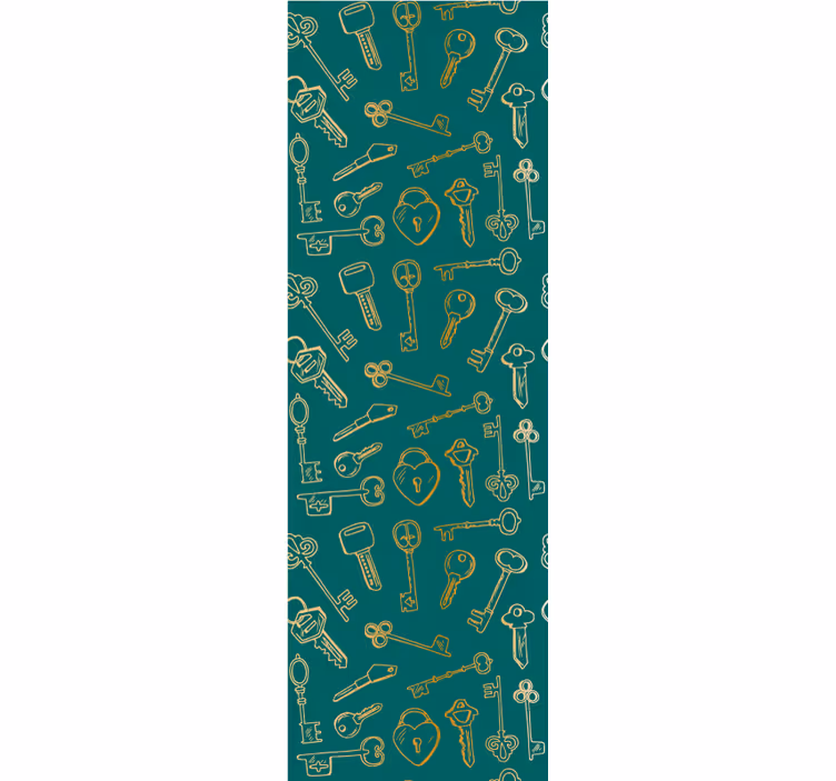 Teenage roller blind keys and locks - TenStickers