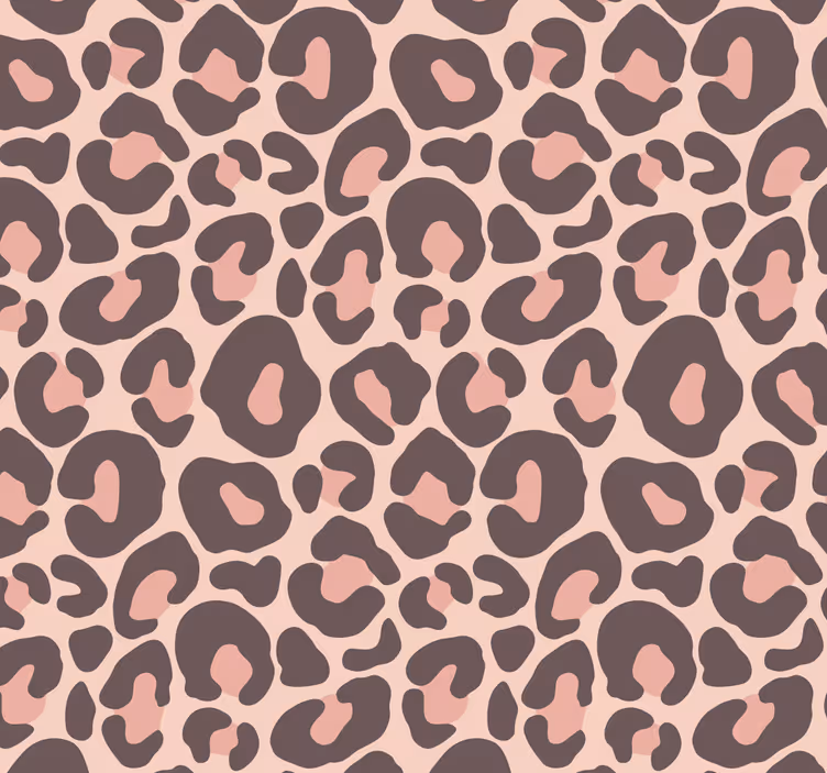 Teenage roller blind in pink leopard print - TenStickers