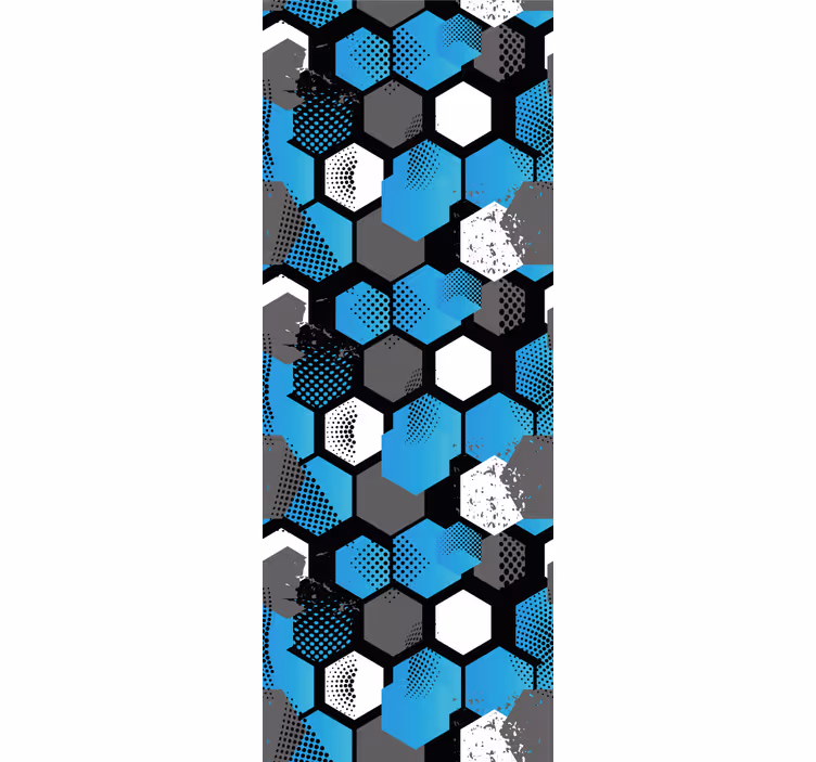 Teenage roller blind abstract gradient football design - TenStickers