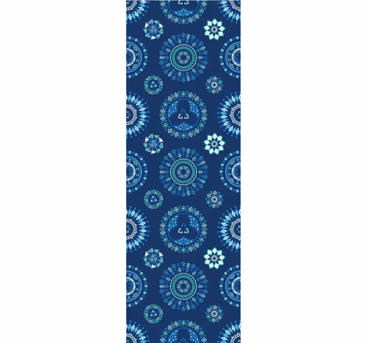Teenage roller blind in blue abstract pattern - TenStickers