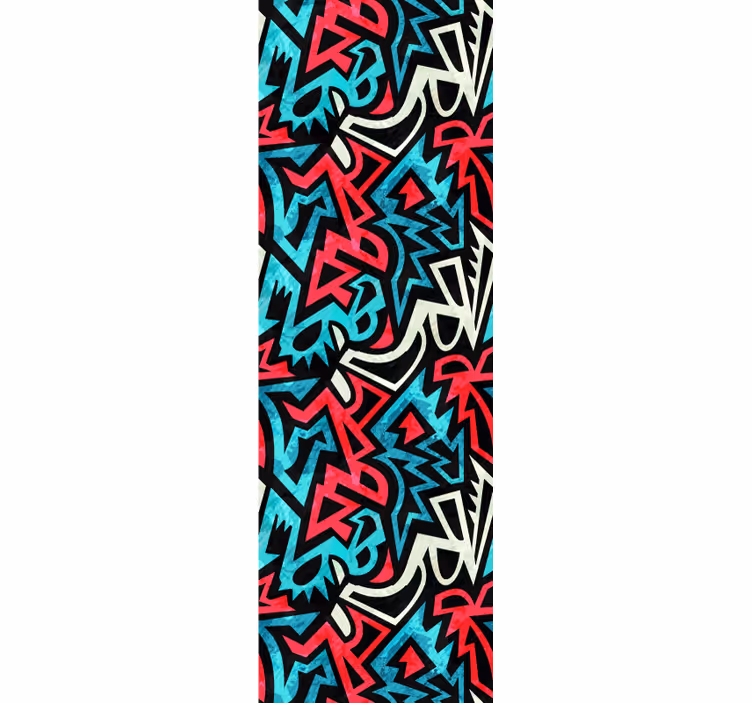 Teenage roller blind urban painted design - TenStickers