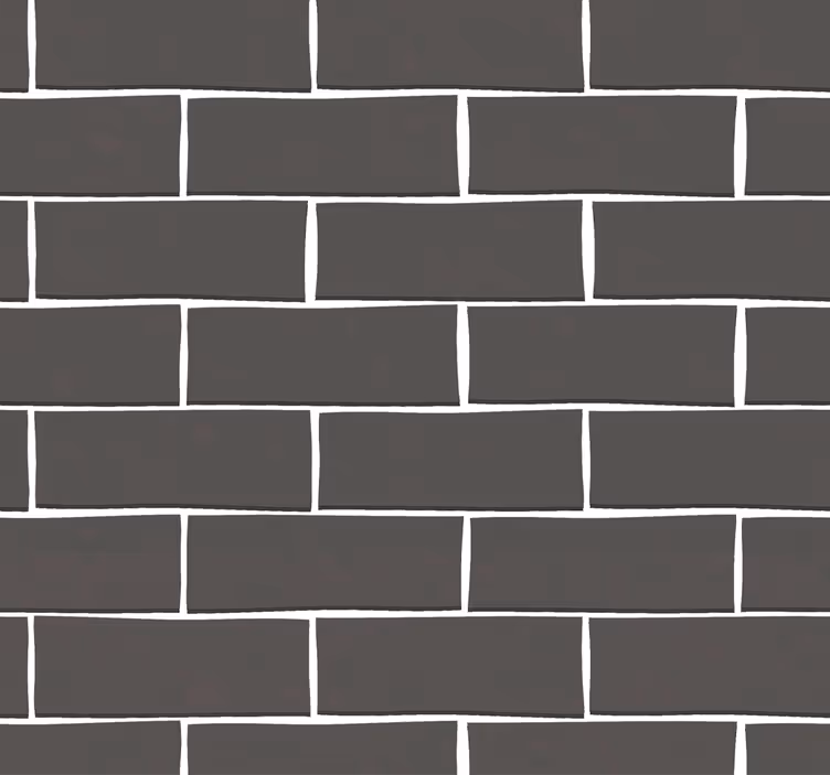 Teenage roller blind black brick design - TenStickers