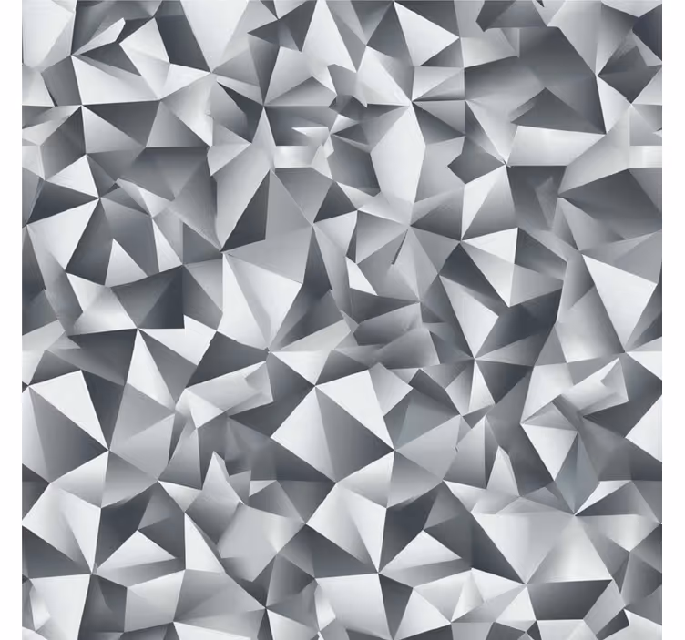 Modern roller blind in gray diamond pattern - TenStickers