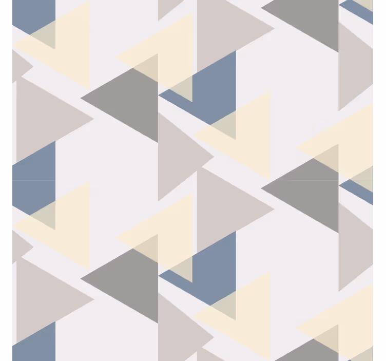 Modern roller blind with vertical triangles - TenStickers