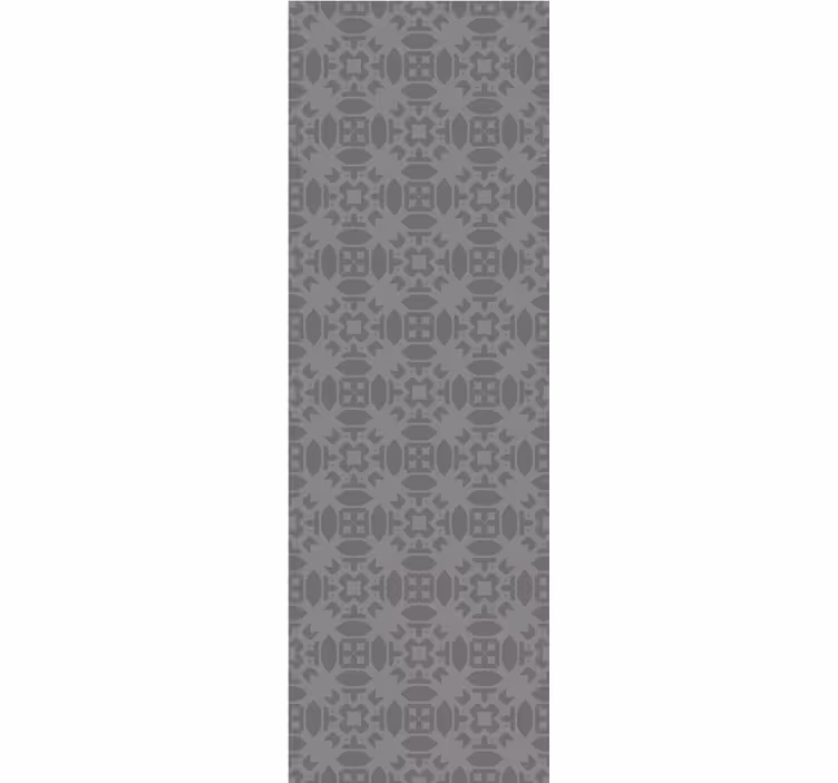 Modern roller blind with rustic geometric design - TenStickers