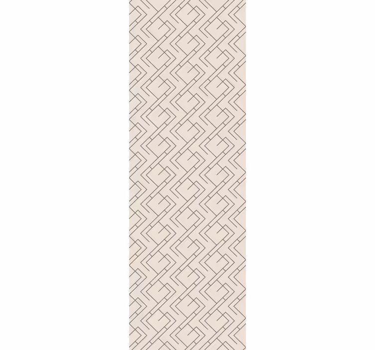 Modern roller blind mid-century style design - TenStickers