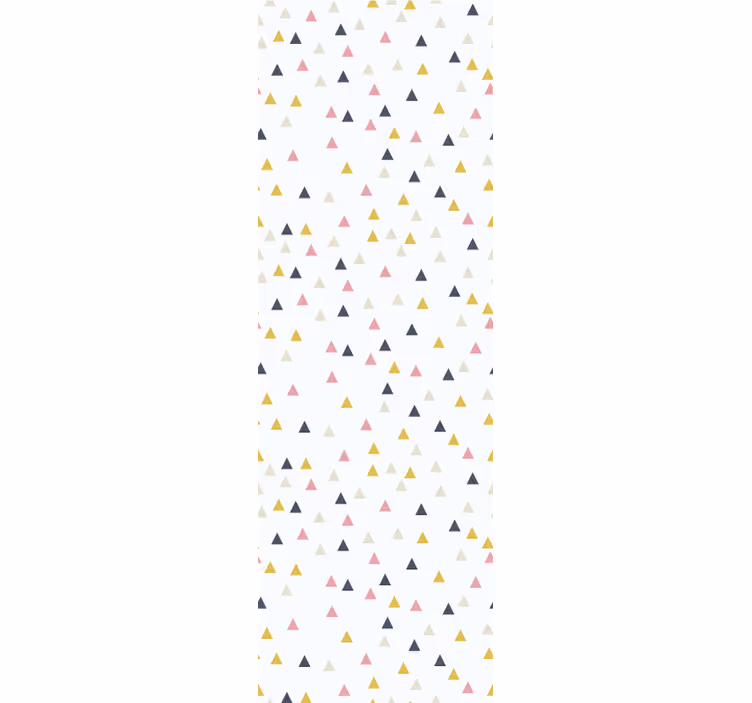 Modern roller blind with minimal triangle pattern - TenStickers
