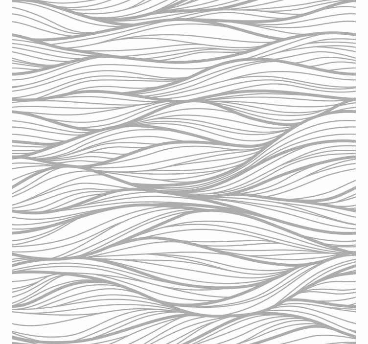 Modern roller blind wave textured white background - TenStickers
