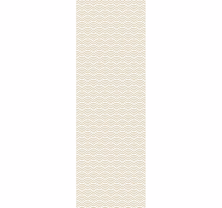 Modern roller blind gentle calming waves - TenStickers